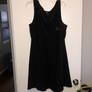 Black sleeves dress